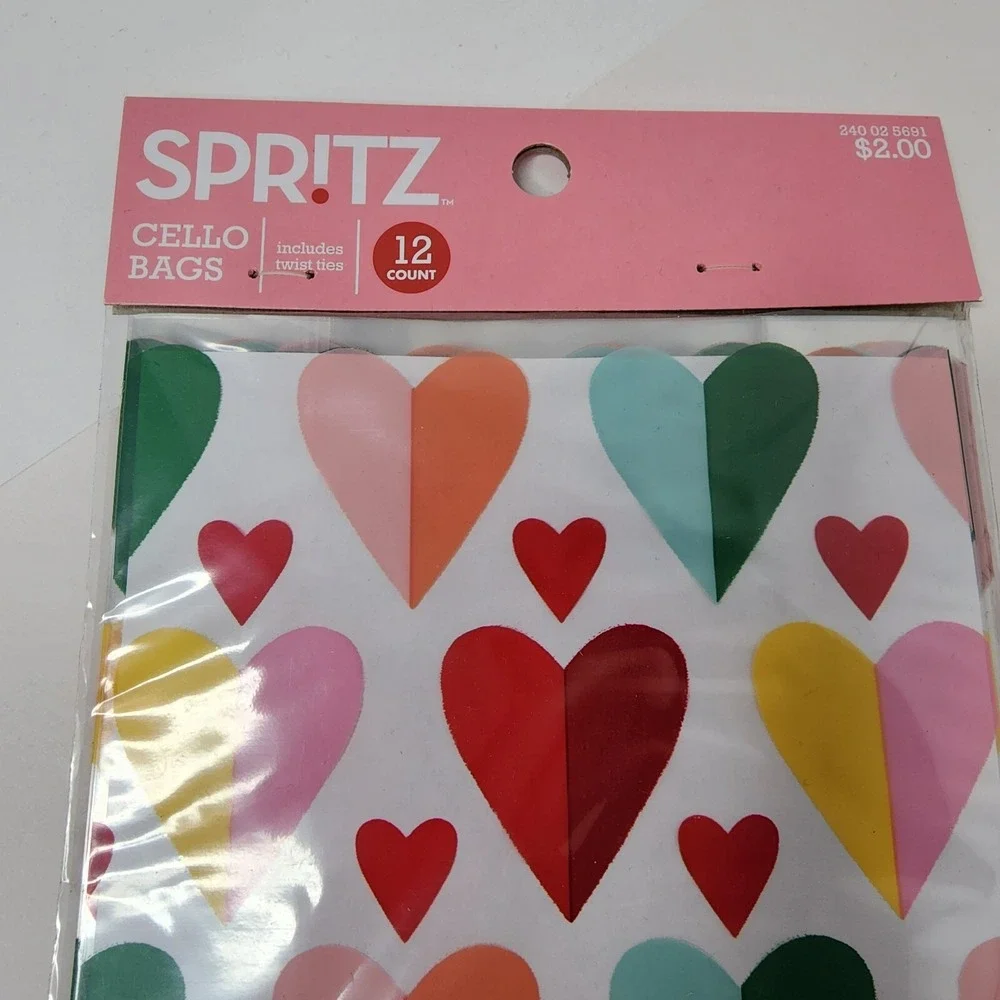 Valentine's Day Treat Bags Celo Target Spritz Kids NEW 4 Sets 72 ct total